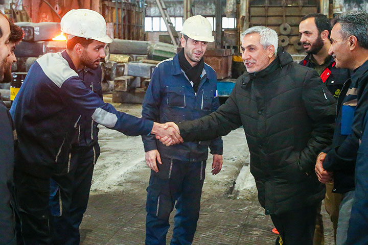 بازدید مدیرعامل ازکارگاه ها